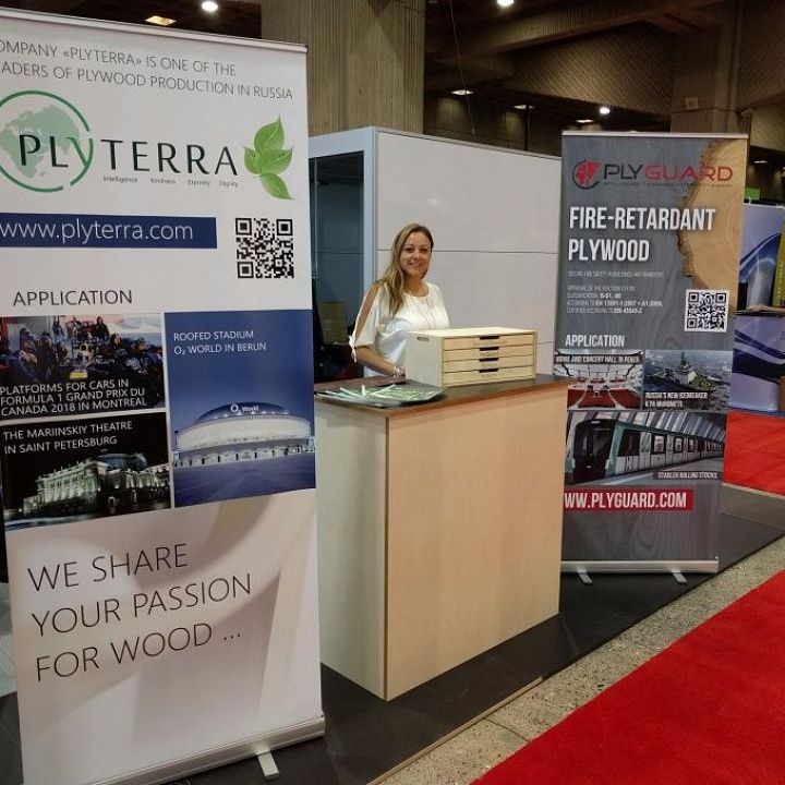 Plyterra Group at the international exhibition Expo Bois Design ~ Wood Design Show in Canada